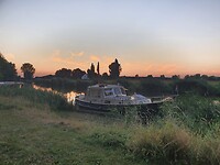 De avond valt