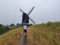 Attractie...wandeling door de regen 🤭🤣