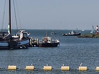 Aan de steiger