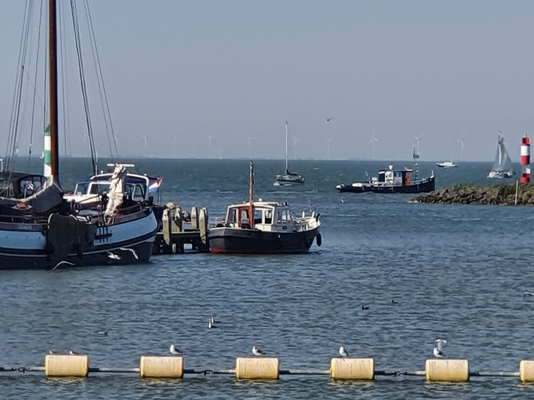 Aan de steiger