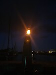 Verlichting tijdens palingfeest