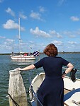 Trots op schip én schipper