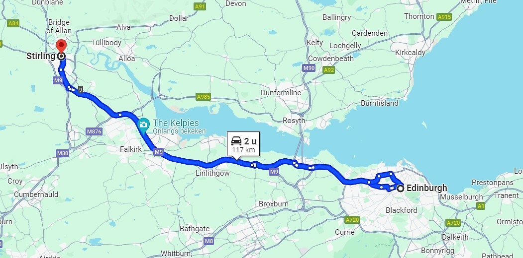 Stirling - Edinburgh - Stirling