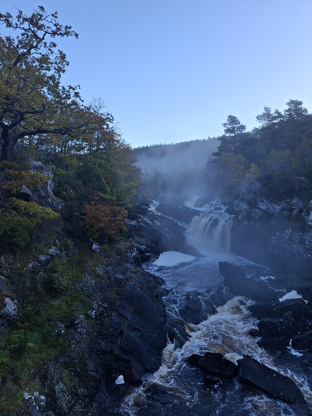 De eerste waterval