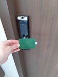 De sleutel van het nieuwe appartement!