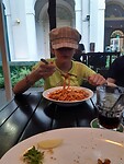 Als er maar pasta is!!