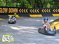 Hard gaan bij The Luge