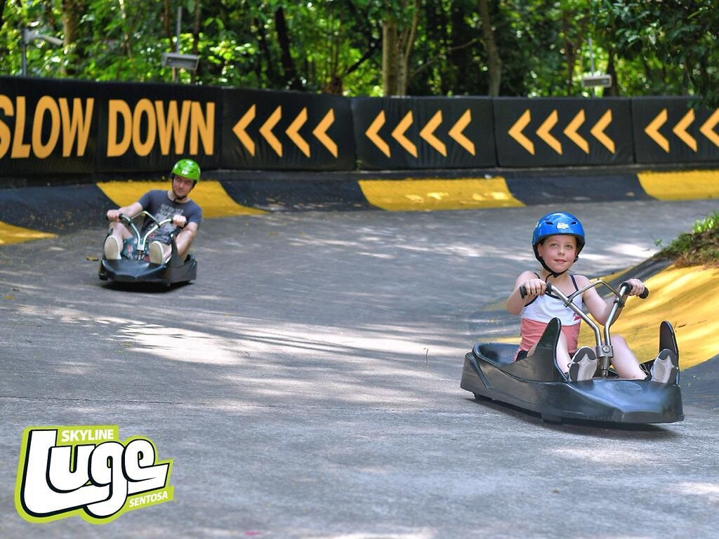 Hard gaan bij The Luge