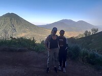 Uitzicht bij wandeling Ijen Vulkaan