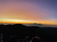 zon komt op bij de Bromo
