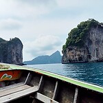 varen tussen de kliffen Koh Phi Phi