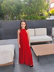 Tess klaar voor het gala