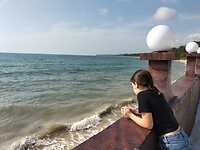 Uitzicht over zee Maleisië