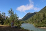 Sam at lake