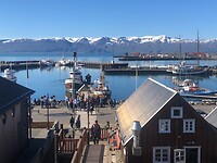 Husavik in beeld.