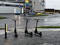 Zo staan de stepjes dus overal.