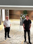 Wachten op de lift