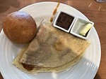 Verse pancake bij het ontbijt.