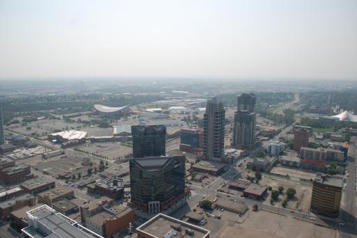 Uitzicht vanaf Calgary tower