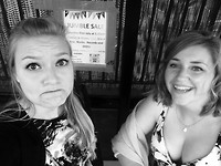 At bus stop