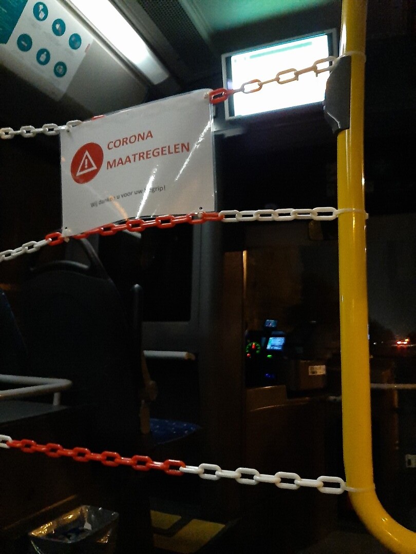 Covid-19 in de bus