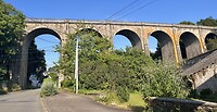 Brug bij aankomst in Chateaulin
