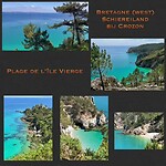 Plage de l’île Vierge collage