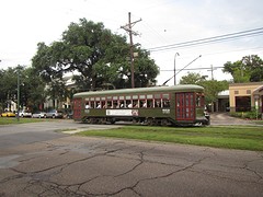 Streetcar (door ons tram genoemd) in New Orleans