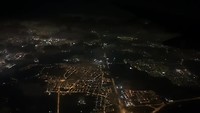 Uitzicht vlak voor de landing op Ben Gurion airport