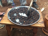 Koffiebonen roosteren