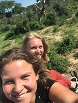 Selfie met de giraf