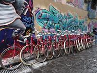 Grafitti fietsen