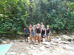 Groep van de jungle trekking!