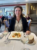 Genieten van het heerlijke Franse eten