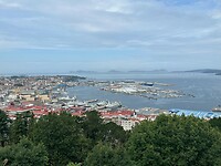 Uitzicht op de berg in Vigo