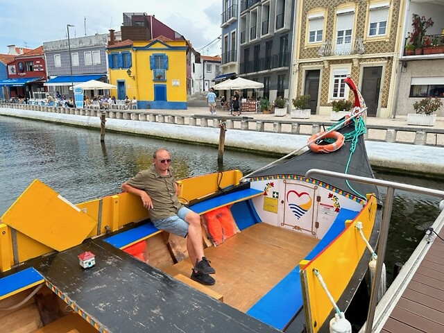Harry op de boot