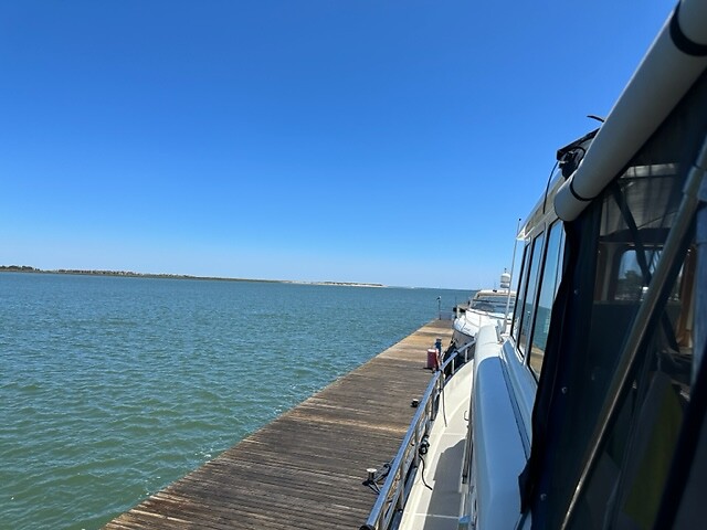 Uitzicht vanaf de boot