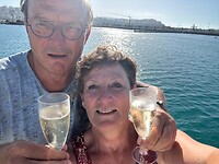 Derde moment voor een glas champagne, aankomst in Tanger