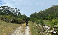 Tijdens wandeling Muros