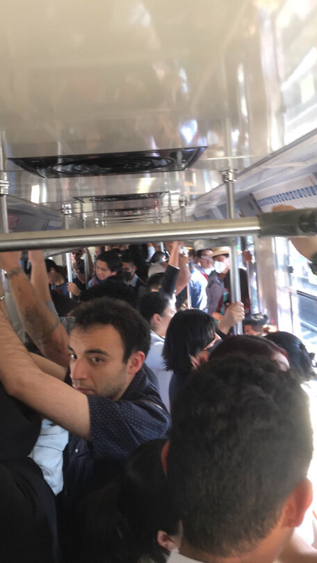 In de bus CDMX