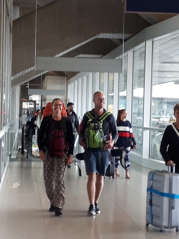 Aankomst airport Keulen/Bonn