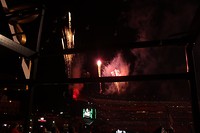 Vuurwerk boven stadion Cardinals