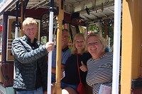 Hangen aan de cable car