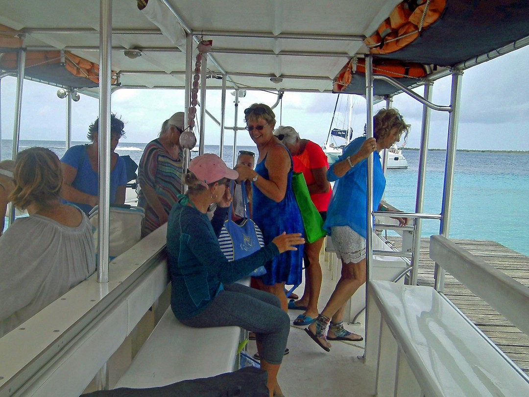 Queen Angels, klaar voor vertrek naar Klein Bonaire.