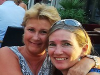 Samen met Ankie, alsof de tijd heeft stil gestaan,  vele leuke herinneringen opgehaald.