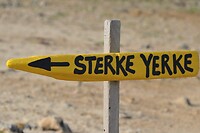 Een bezienswaardigheid op Bonaire.