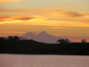 Komodo zonsondergang