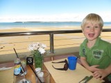 Hervey Bay - lunchen aan het strand