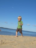 Hervey Bay - wandeling aan het strand