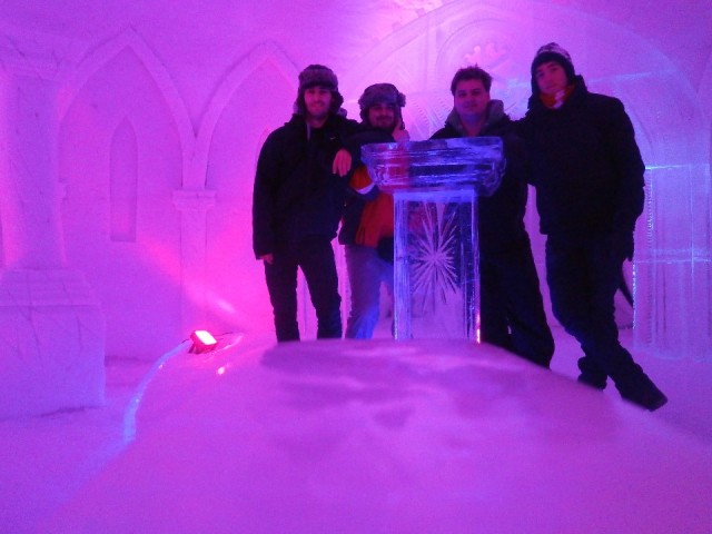 Snow village